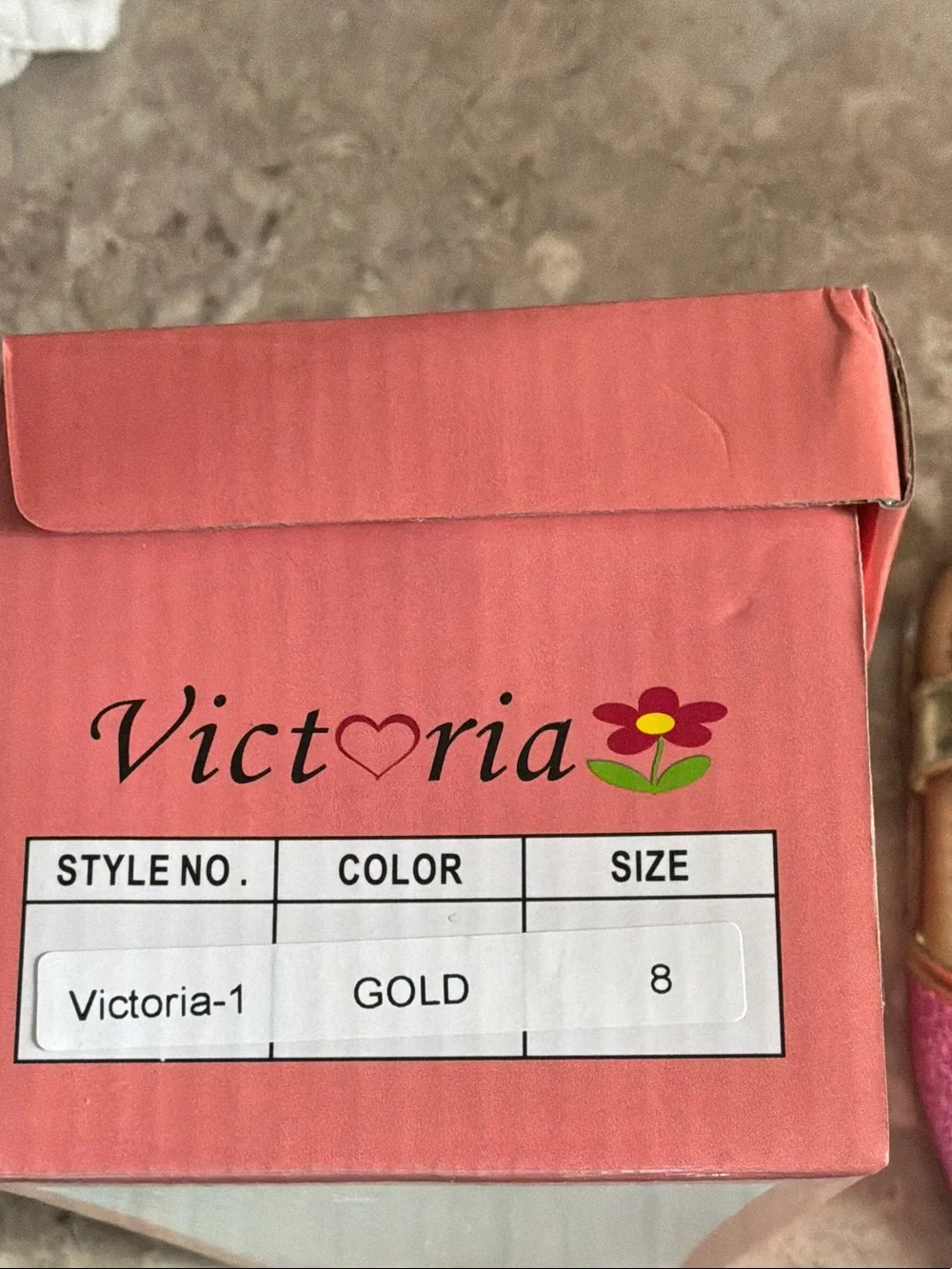 Kids Pink Glitter Bow Sandals with Gold Accents